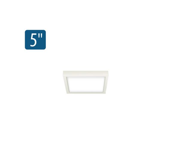 5" LumenPad Square LED Downlight Surface Mount 1000lm (10W)