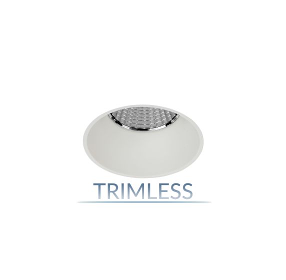 2.5" Shallow Round Trimless Fixed Downlight