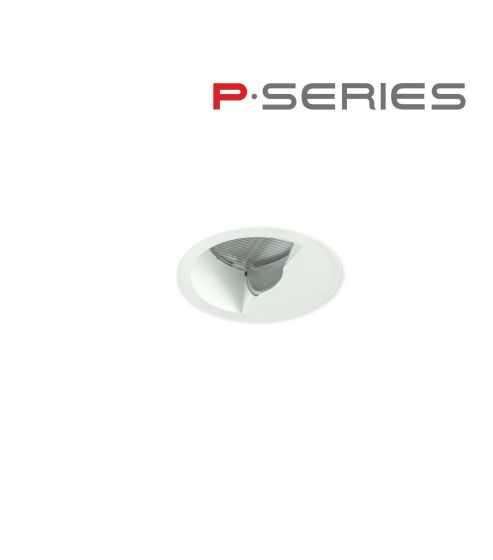1.5" P-Series Micro Recessed LED, Round Aperture Flanged Wallwash, 500LM-1000LM (6W-12W) 