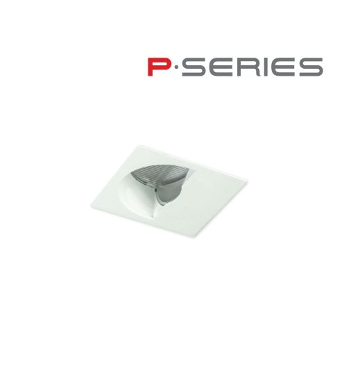 1.5" P-Series Micro Recessed LED, Square Aperture Flanged Wallwash, 500LM-1000LM (6W-12W) 