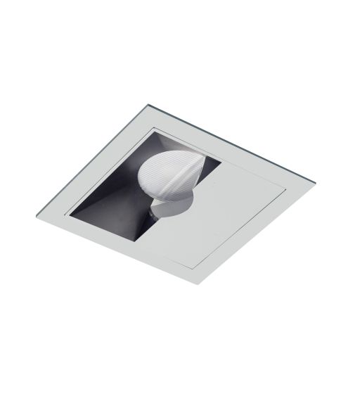 2.5" Shallow Square Flanged Fixed Wall Wash