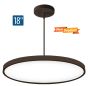 18" LumenPad Round LED Downlight Pendant Mount 2000LM (31W)
