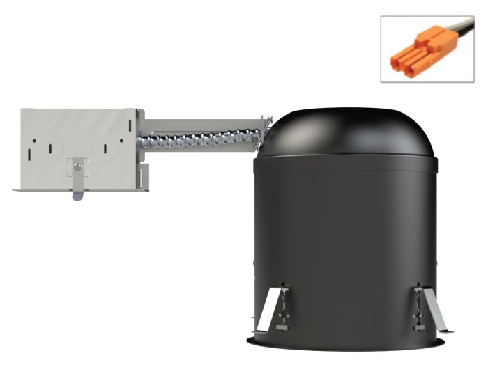 6" Remodel Housing (2-Pin Orange Connector)