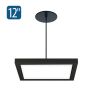 12" LumenPad Square LED Downlight Pendant Mount 2000LM (22W)