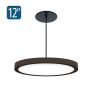 12" LumenPad Round LED Downlight Pendant Mount 2000LM (22W)