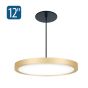 12" LumenPad Round LED Downlight Pendant Mount 2000LM (22W)