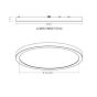 18" LumenPad Round LED Downlight Surface Mount 2000LM (30W)
