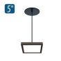 5" LumenPad Square LED Downlight Pendant Mount 1000lm (11W)