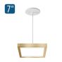 7" LumenPad Square LED Downlight Pendant Mount 1300LM (14W)