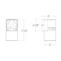 4" Lumen Cannon Wall Mount Architectural Downlight 1000LM - 2600LM (10W-30W)