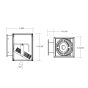 6" Square 1-Direction Adjustable Wall Mount - 1500lm (IP65)