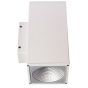 6" Square 2-Direction Wall Mount (IP65) - 2 x 1000lm-2600lm (20W-60W)