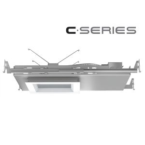 5" C • Series Super Shallow Square Non-Conductive 1100lm (15W)