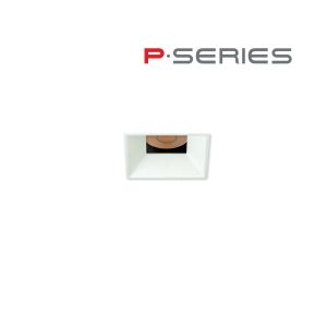 1.5" P-Series Micro Recessed LED, Square Aperture Trimless Downlight, 500LM-1000LM (6W-12W) 