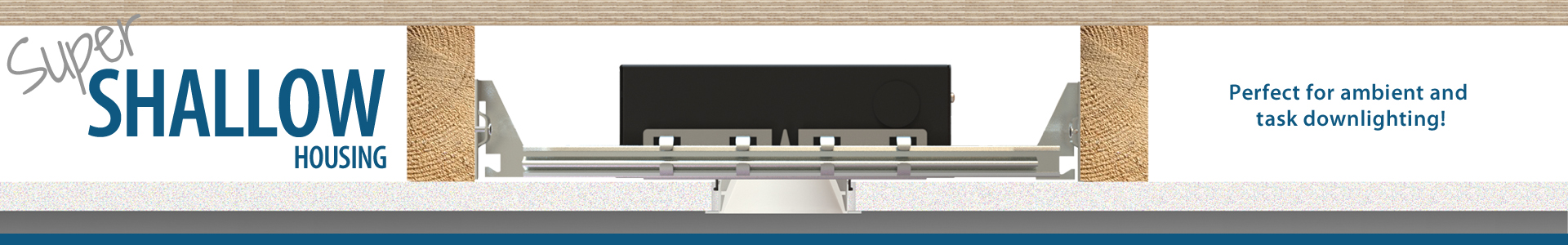 2.5" Super-Shallow Frame New Construction (Round) 1000lm-2600lm (10W-30W)