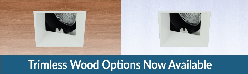 2.5" Recessed LED Square Flangeless 40° Adjustable Accent, 1000LM - 2400LM (15W-30W)